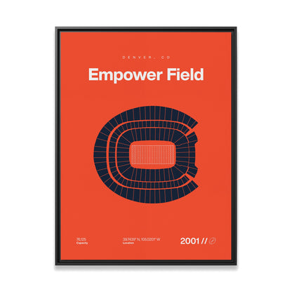 Denver Football Stadium Bold