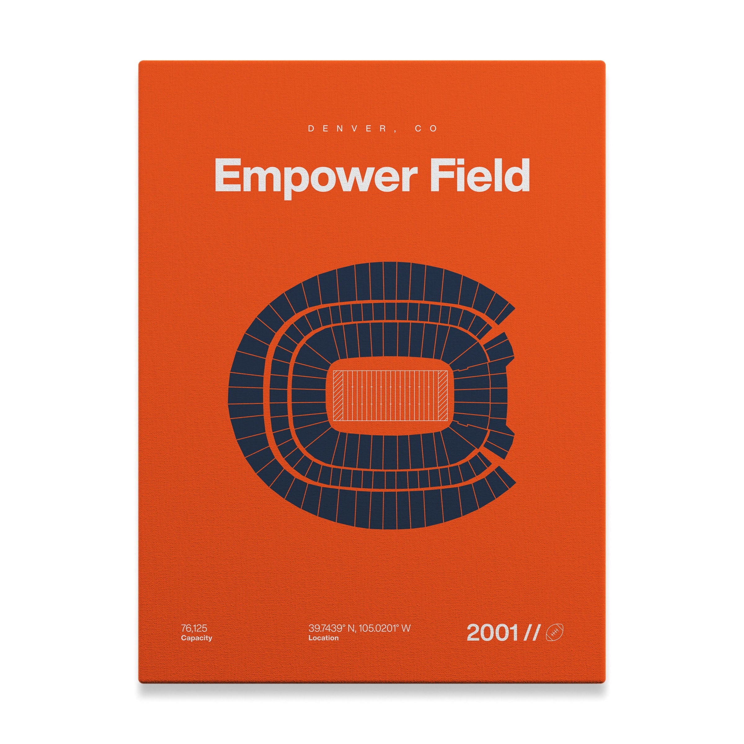 Denver Football Stadium Bold