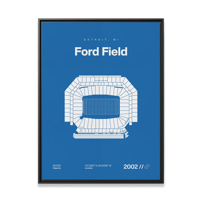 Detroit Football Stadium Bold