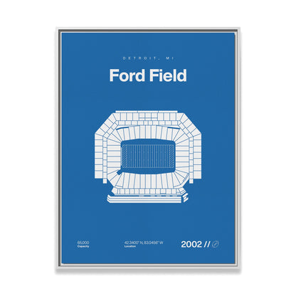 Detroit Football Stadium Bold