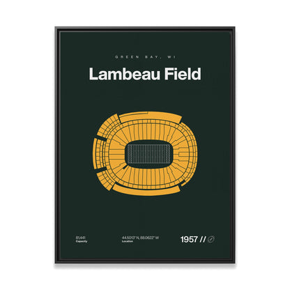 Green Bay Football Stadium Bold
