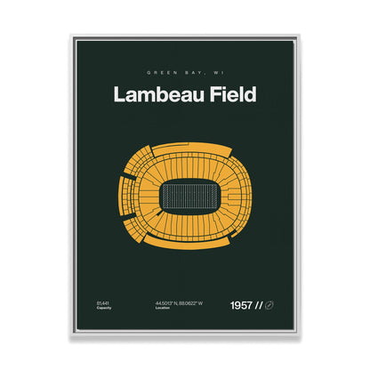 Green Bay Football Stadium Bold