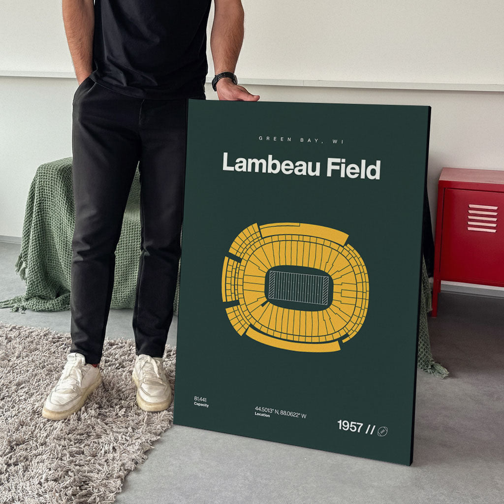 Green Bay Football Stadium Bold