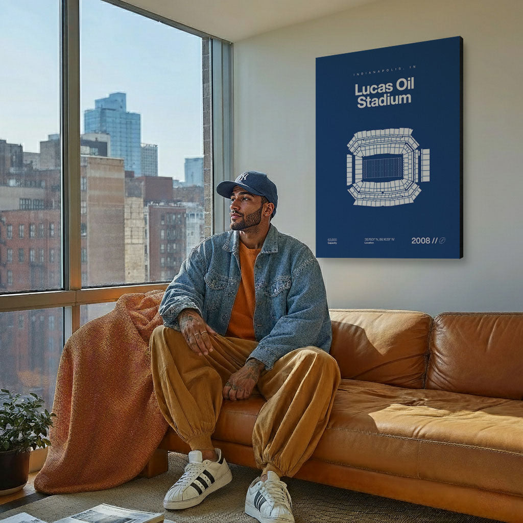 Indianapolis Football Stadium Bold