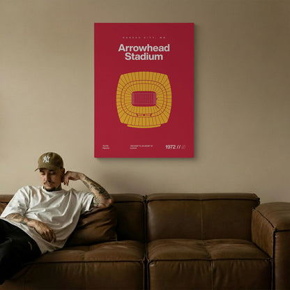 Kansas City Football Stadium Bold