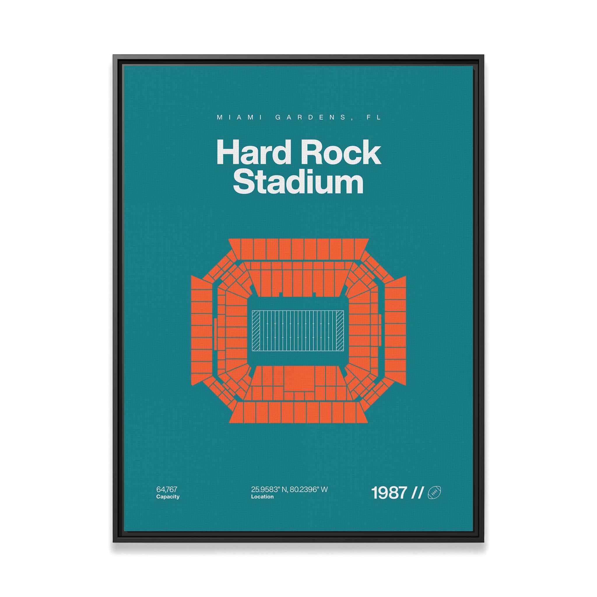 Miami Football Stadium Bold