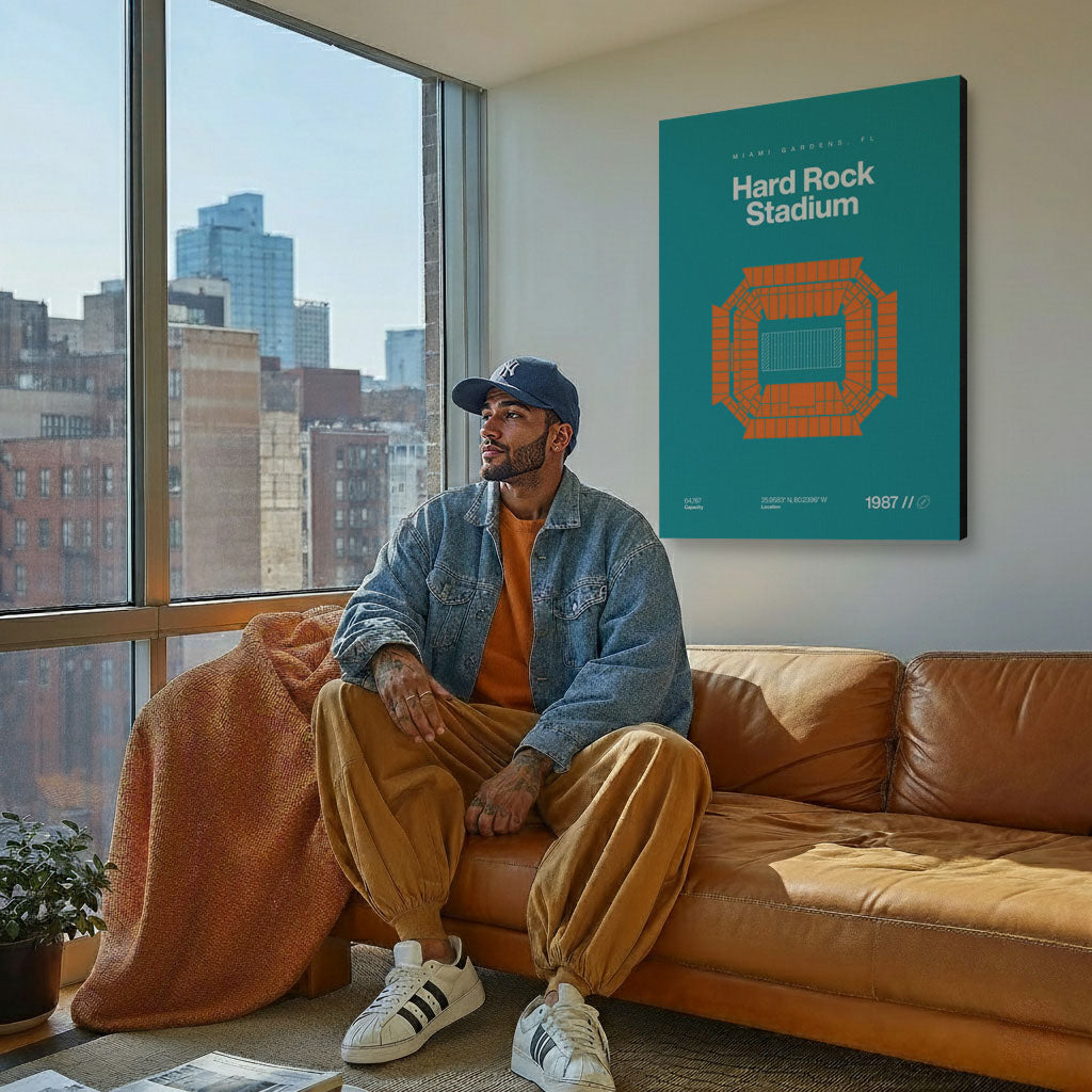 Miami Football Stadium Bold