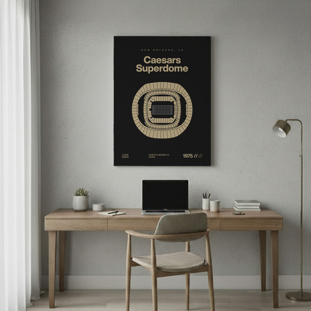 New Orleans Football Stadium Bold