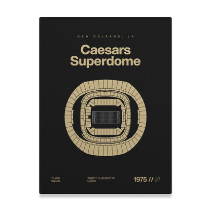 New Orleans Football Stadium Bold