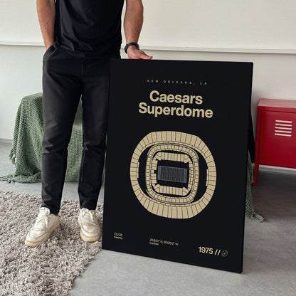 New Orleans Football Stadium Bold