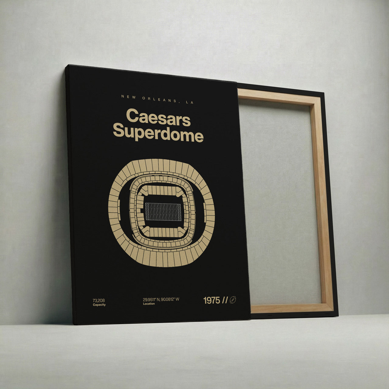 New Orleans Football Stadium Bold