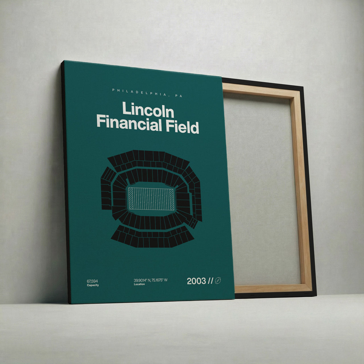 Philadelphia Football Stadium Bold