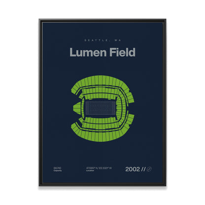 Seattle Football Stadium Bold