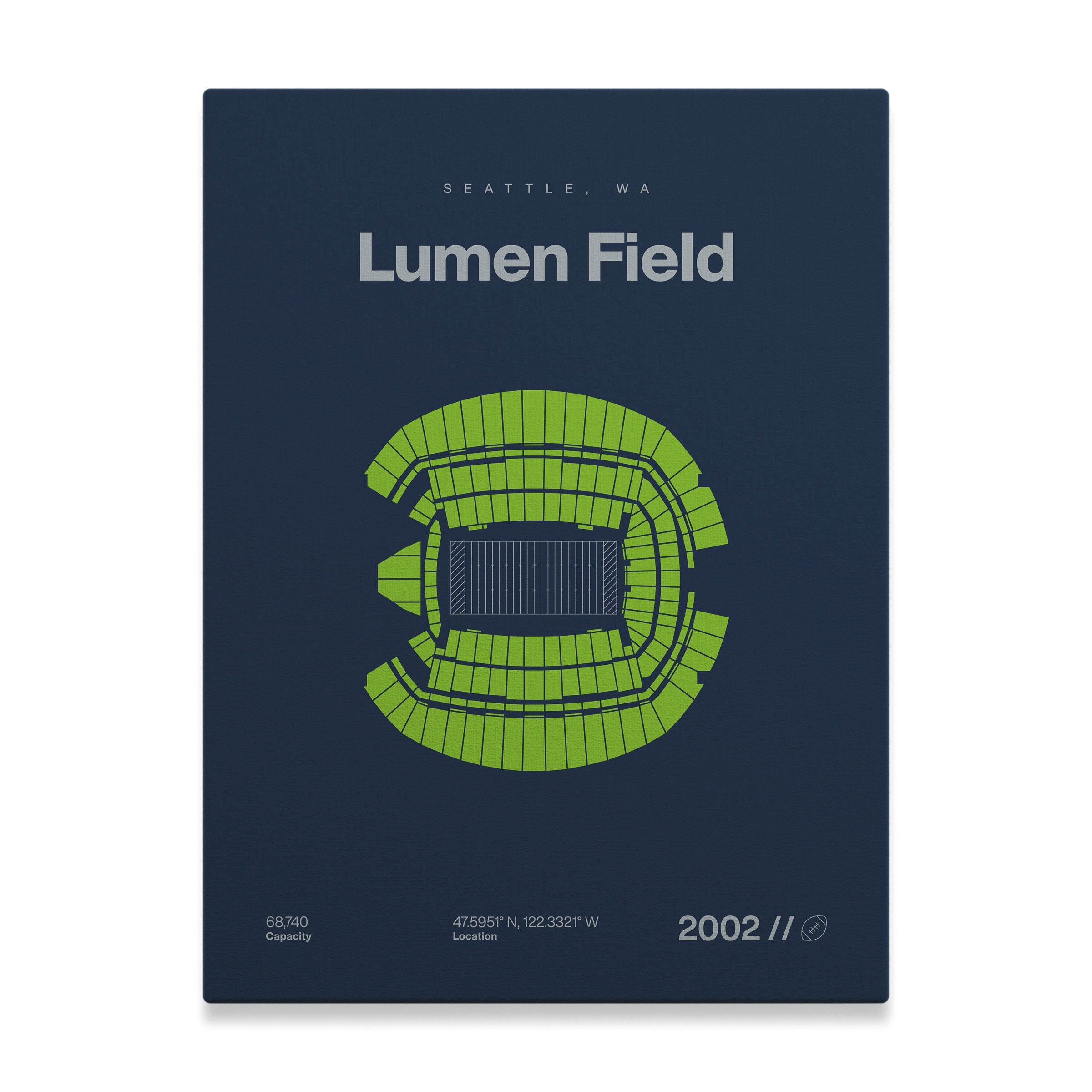 Seattle Football Stadium Bold