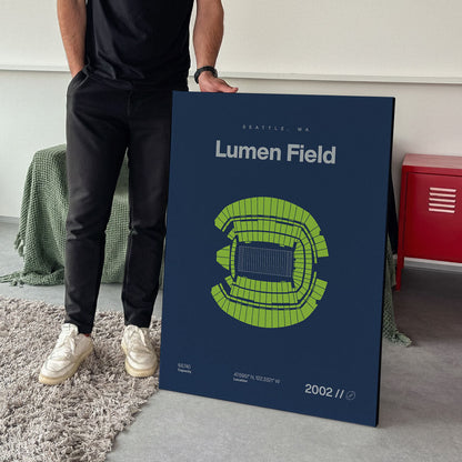 Seattle Football Stadium Bold