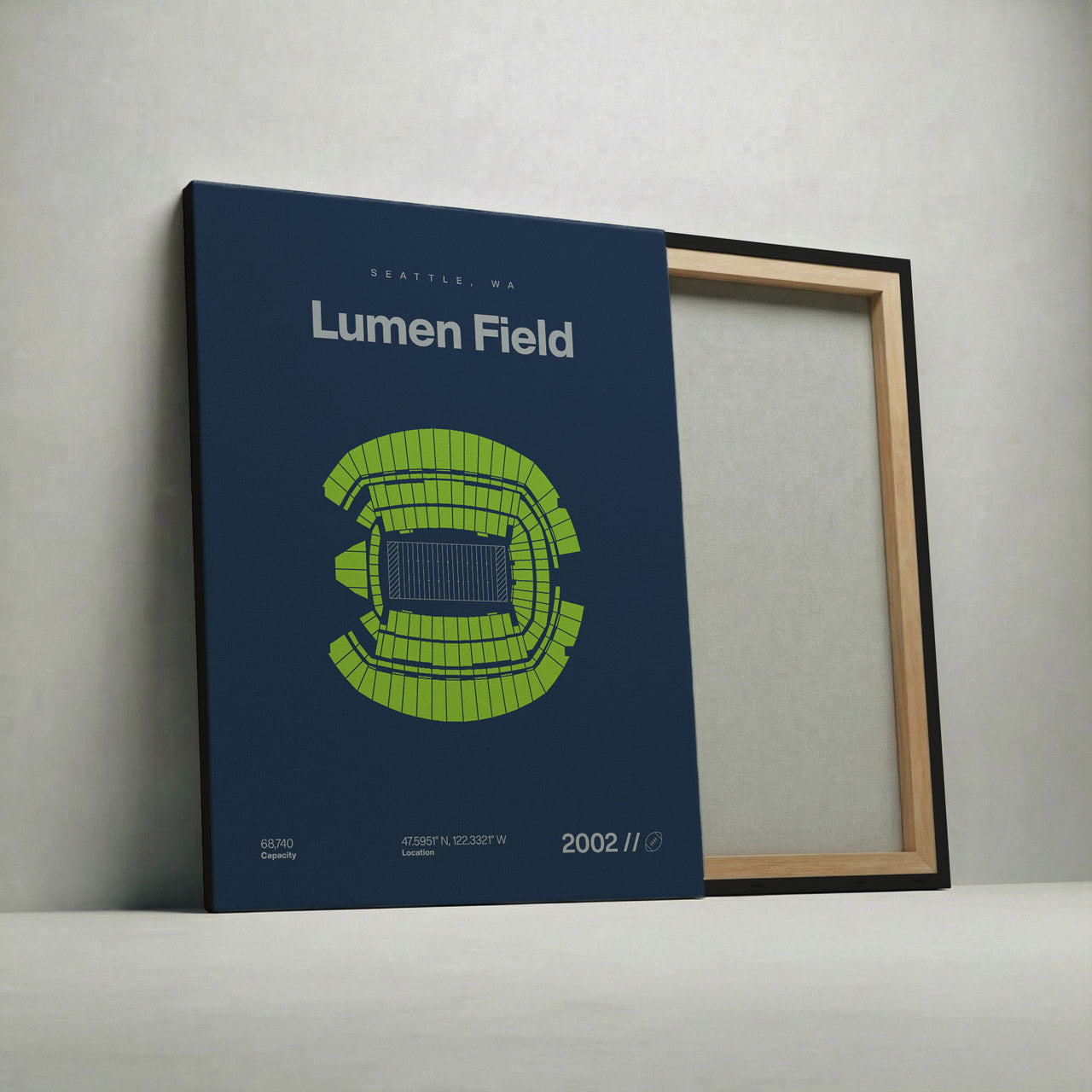 Seattle Football Stadium Bold