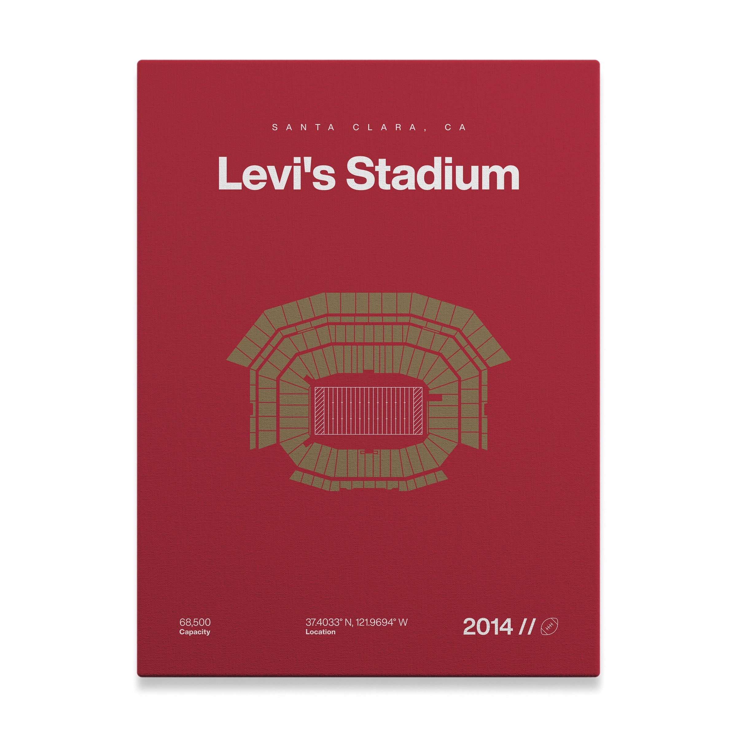 San Francisco Football Stadium Bold