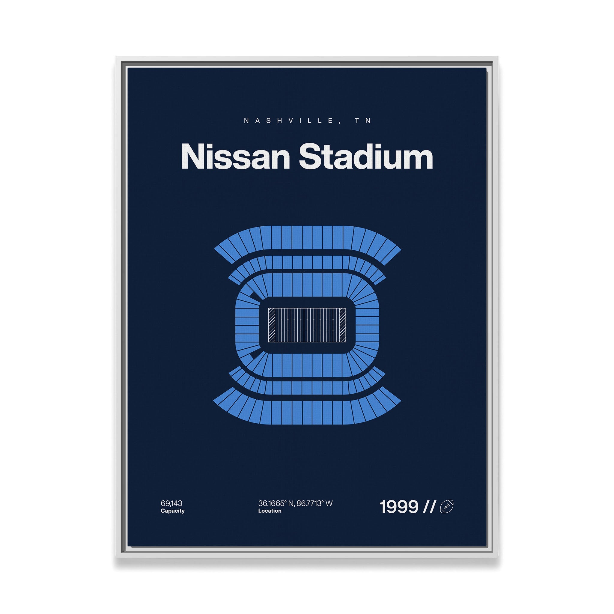 Tennessee Football Stadium Bold