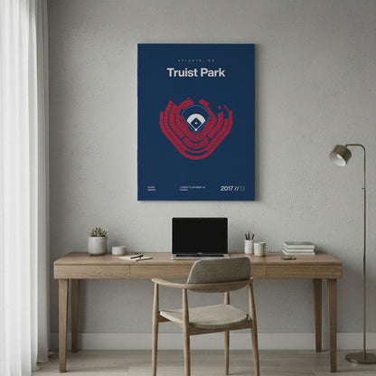 Atlanta Baseball Stadium Bold