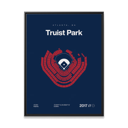 Atlanta Baseball Stadium Bold