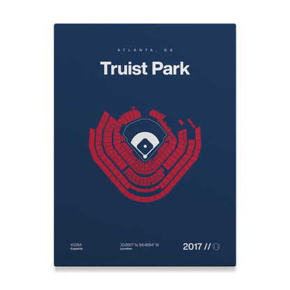 Atlanta Baseball Stadium Bold