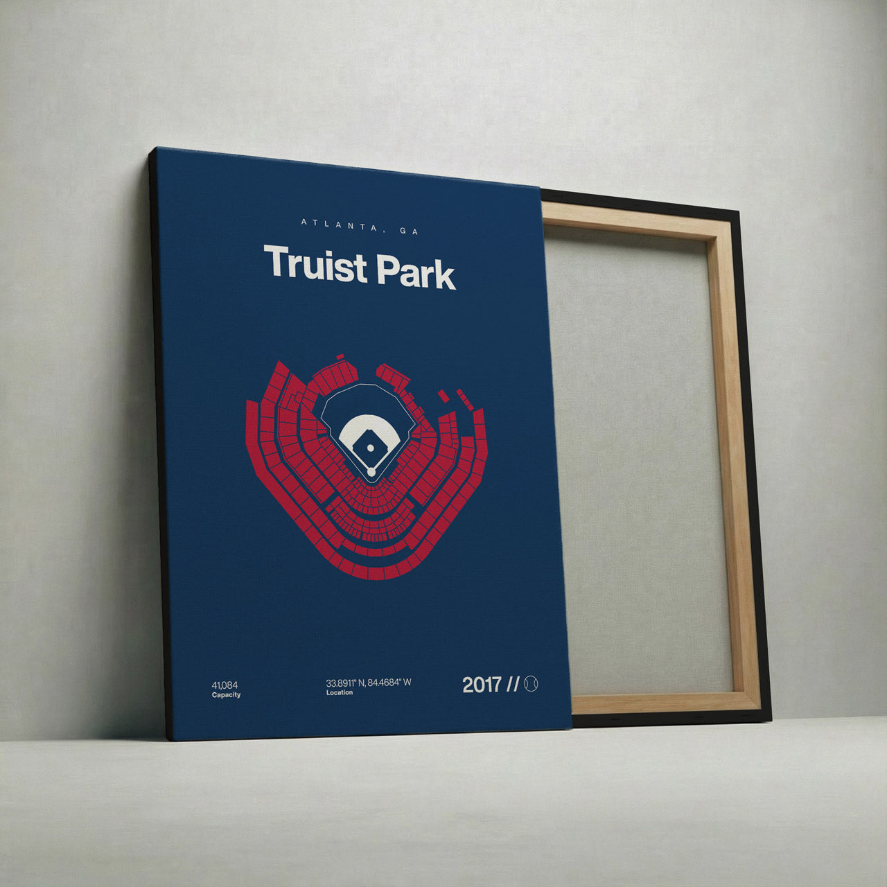 Atlanta Baseball Stadium Bold