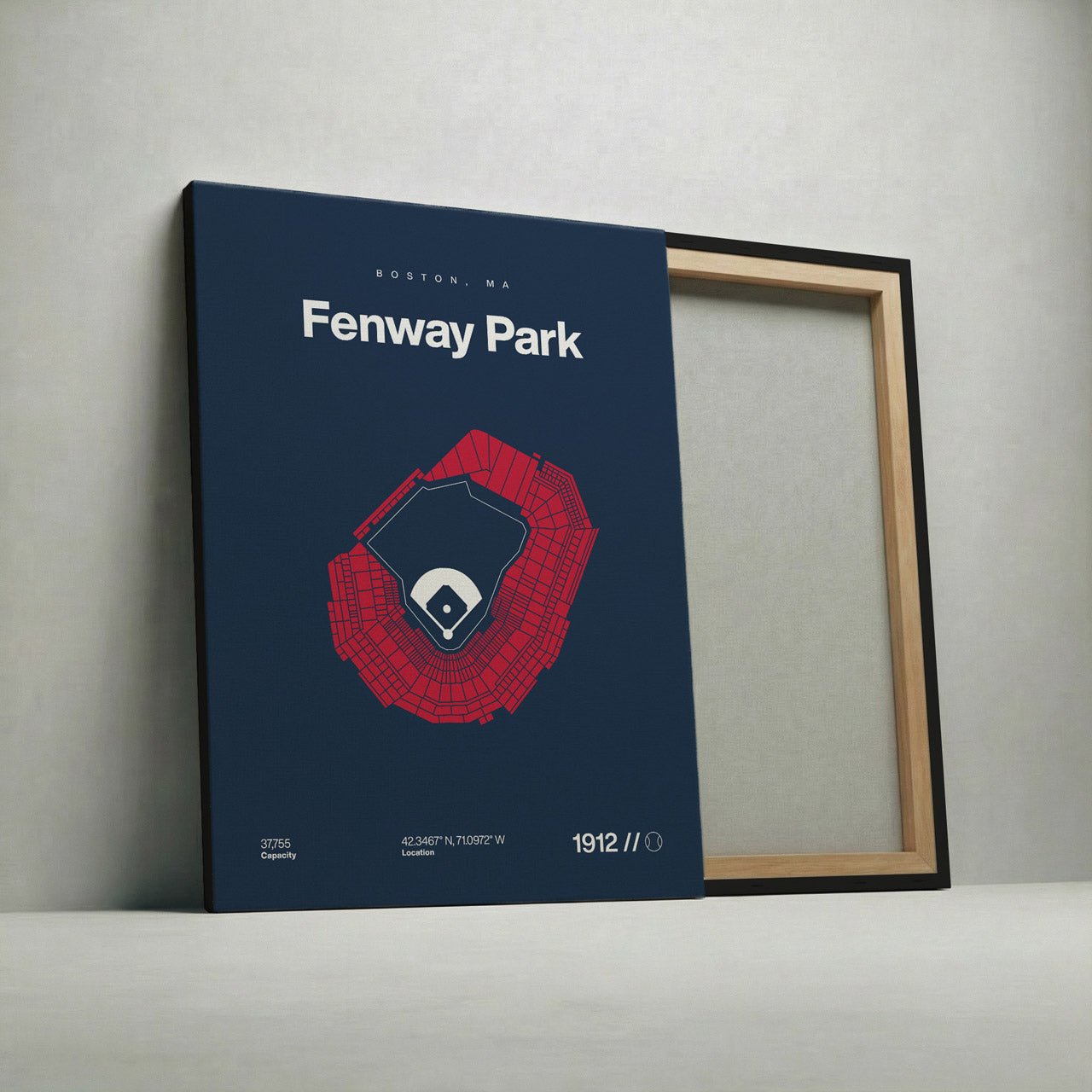 Boston Baseball Stadium Bold