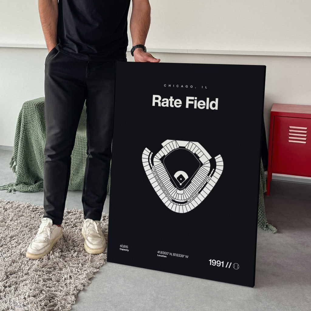 Chicago Baseball Stadium Bold