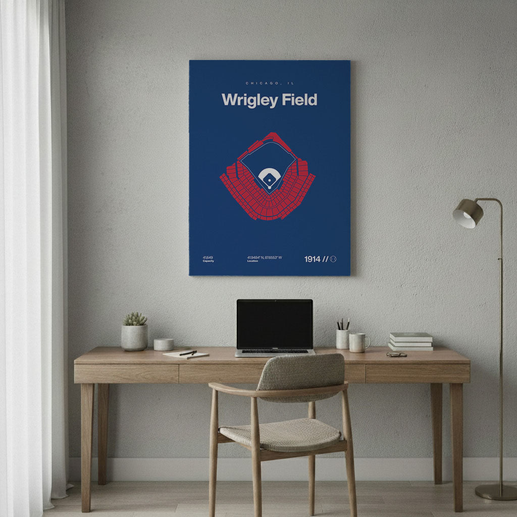 Chicago Baseball Stadium Bold