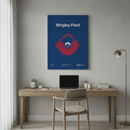 Chicago Baseball Stadium Bold