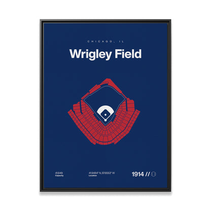 Chicago Baseball Stadium Bold
