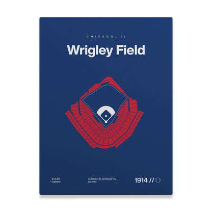 Chicago Baseball Stadium Bold