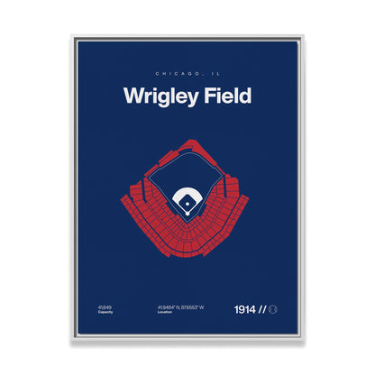 Chicago Baseball Stadium Bold