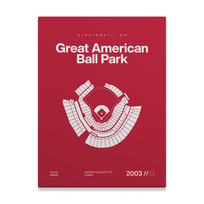 Cincinnati Baseball Stadium Bold