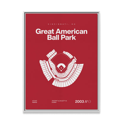 Cincinnati Baseball Stadium Bold