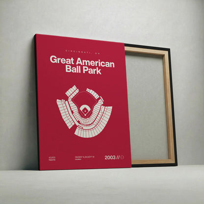 Cincinnati Baseball Stadium Bold