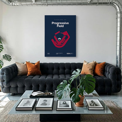 Cleveland Baseball Stadium Bold