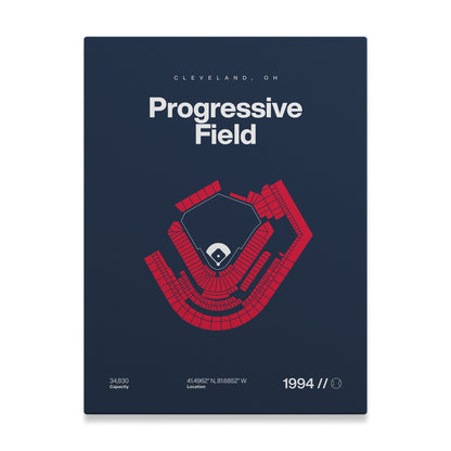 Cleveland Baseball Stadium Bold