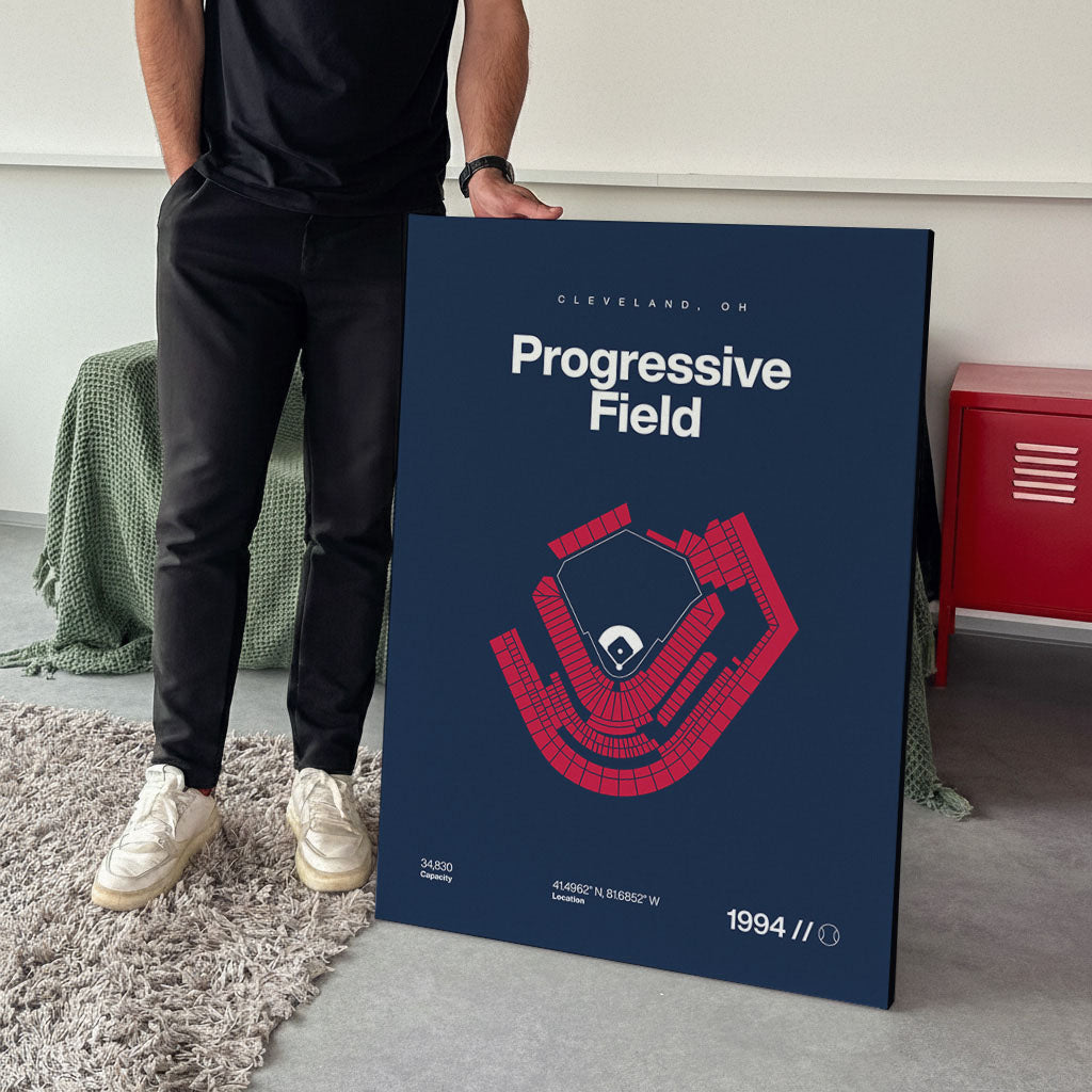 Cleveland Baseball Stadium Bold