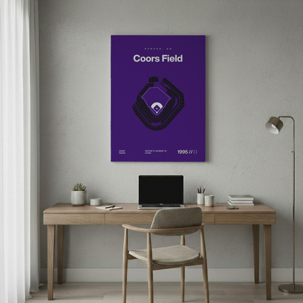 Colorado Baseball Stadium Bold