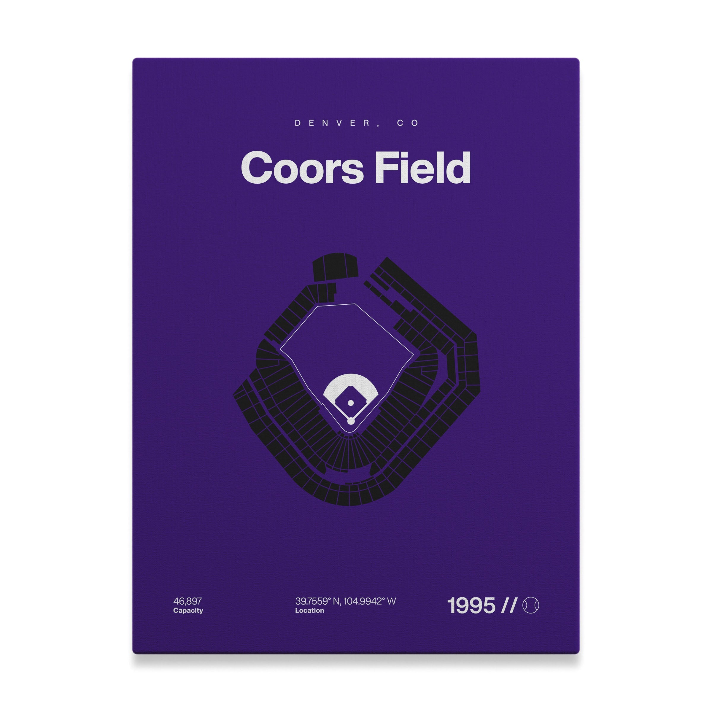 Colorado Baseball Stadium Bold