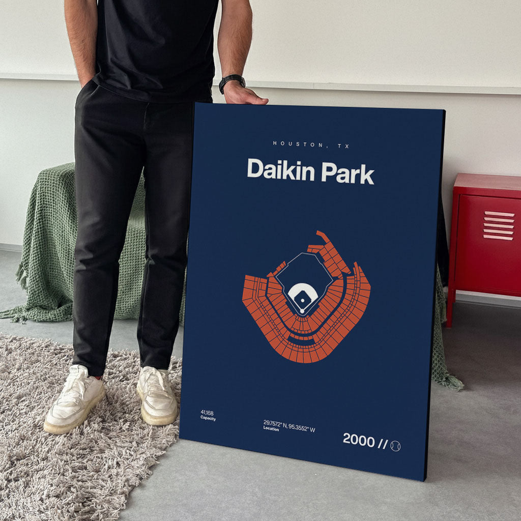 Houston Baseball Stadium Bold