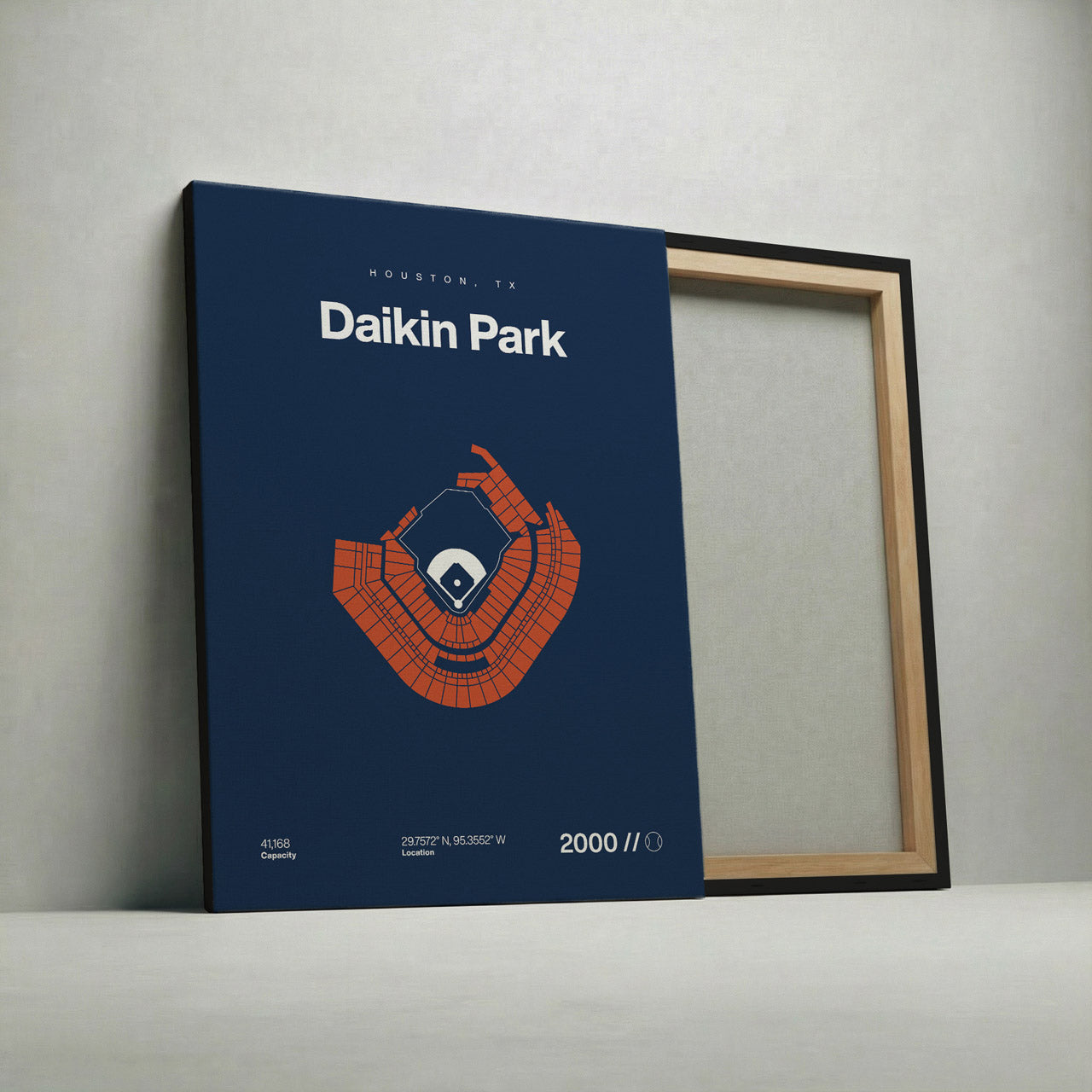 Houston Baseball Stadium Bold