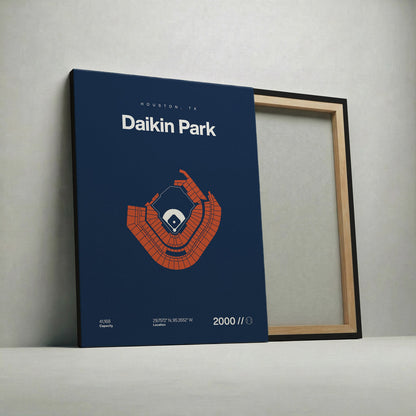 Houston Baseball Stadium Bold