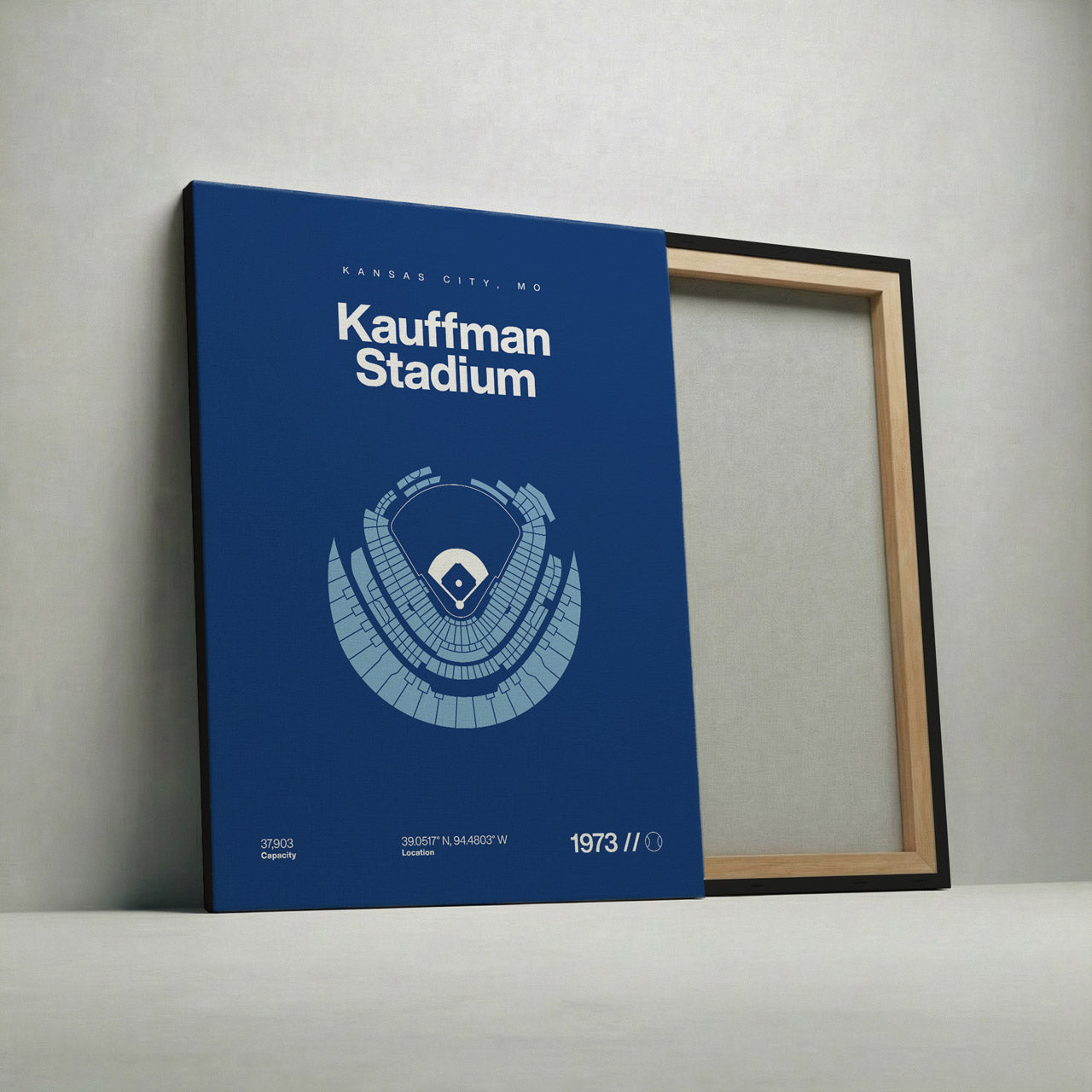 Kansas City Baseball Stadium Bold