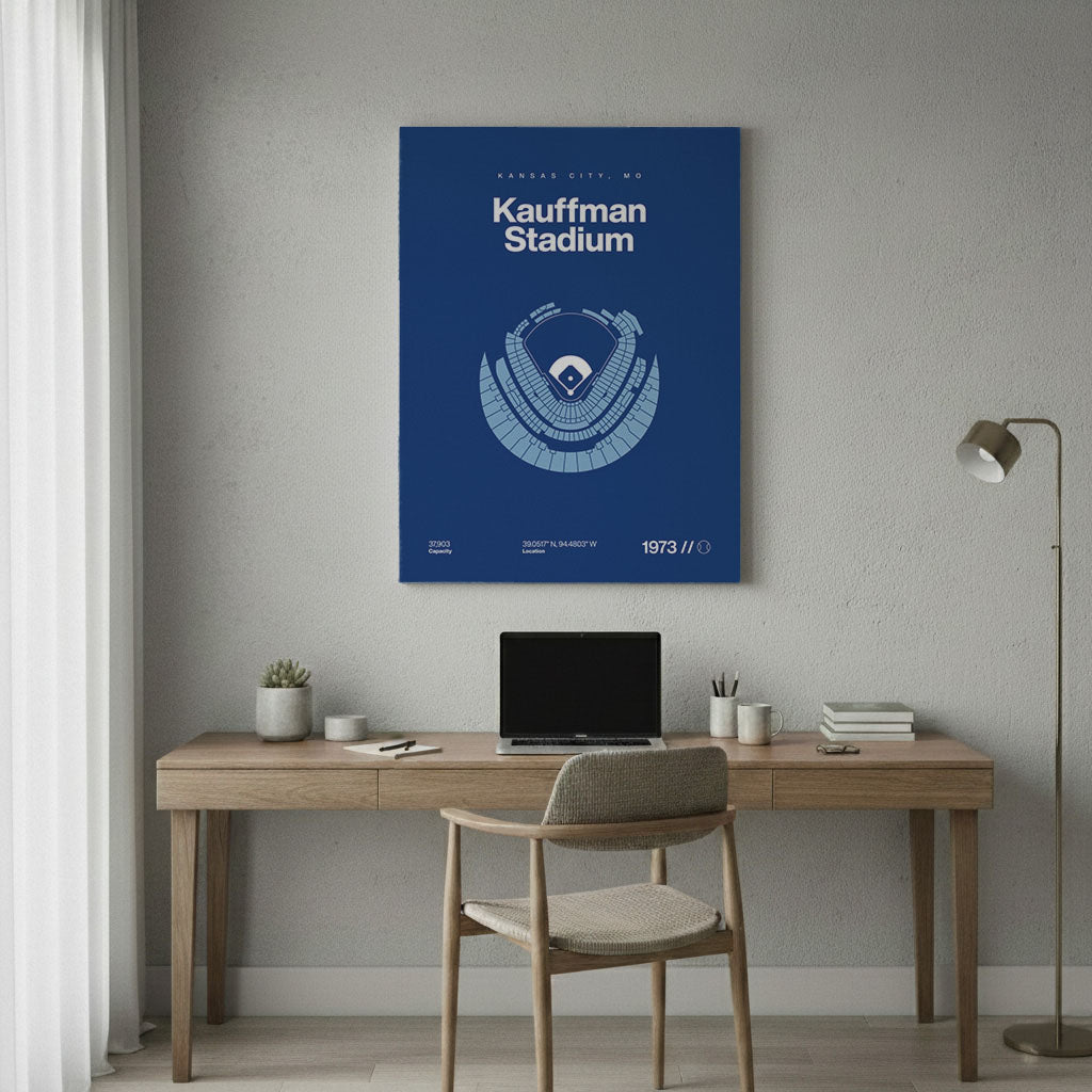 Kansas City Baseball Stadium Bold