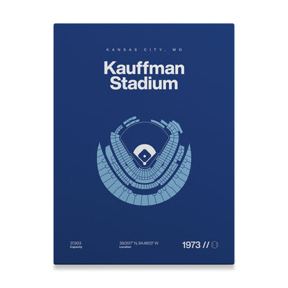 Kansas City Baseball Stadium Bold