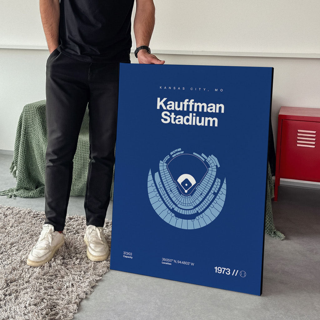 Kansas City Baseball Stadium Bold