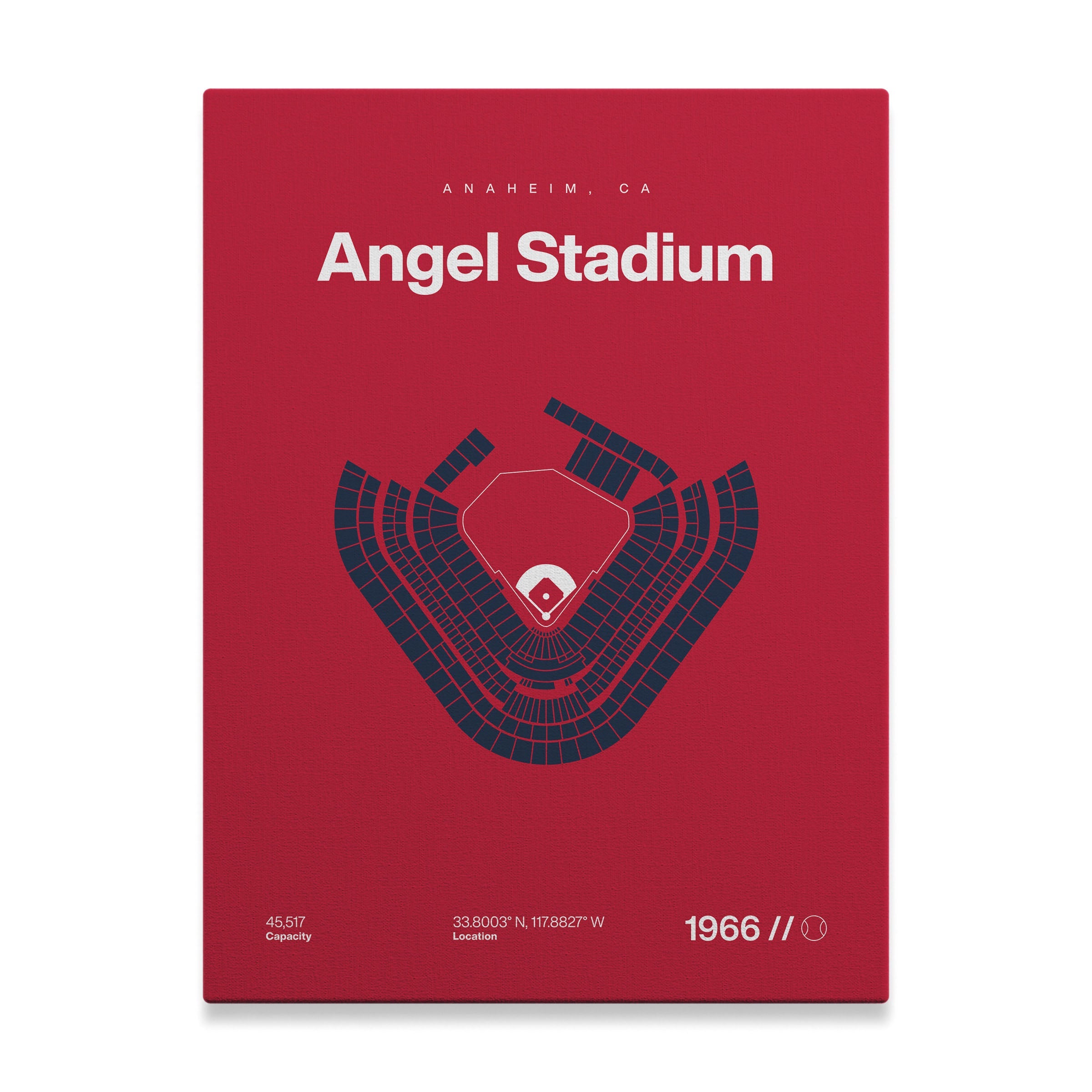 LA Baseball Stadium Bold