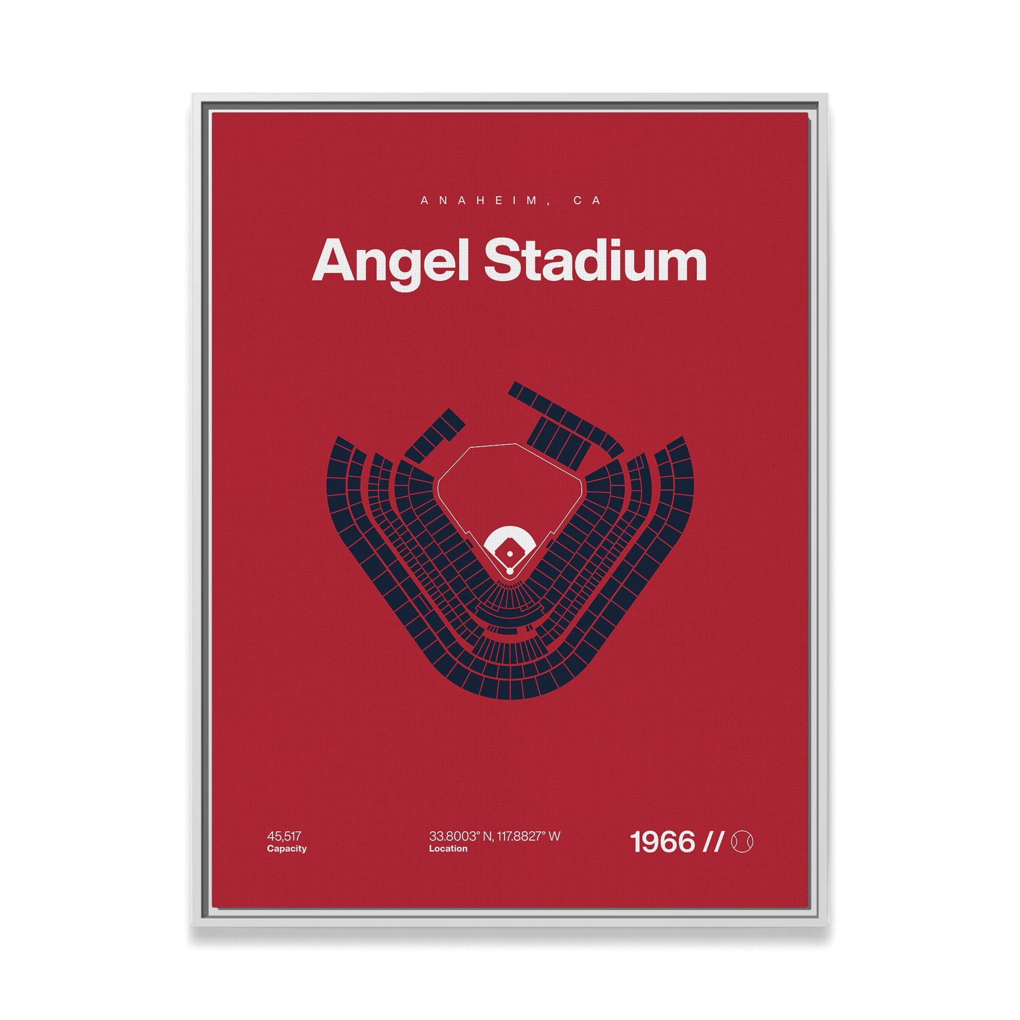 LA Baseball Stadium Bold